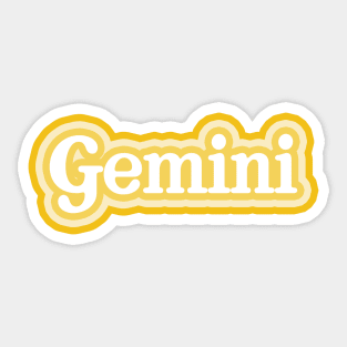 Gemini Sticker